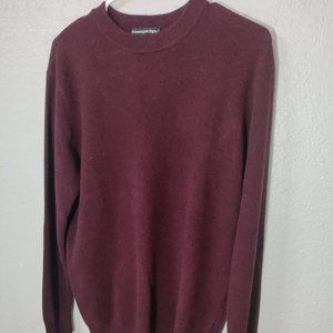 Ermenergildo Zegna 100% Wool Sweater Size 54 - Mens M/L (See Measurements) Red